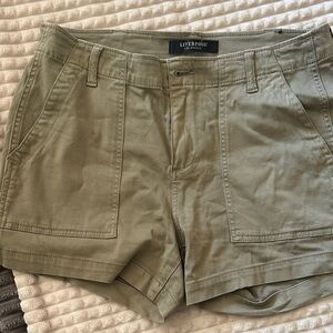 Liverpool Women's Khaki Cargo Shorts